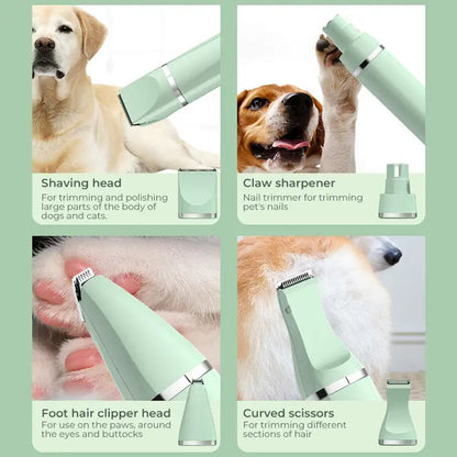 4-in-1 Pet Grooming Kit